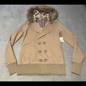 𝅺LOST ballad jacket in fawn size medium vintage Y2K new with tags.